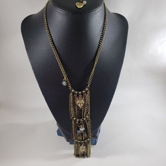 Betsey Johnson vintage chain Critters necklace - Picture 3 of 7